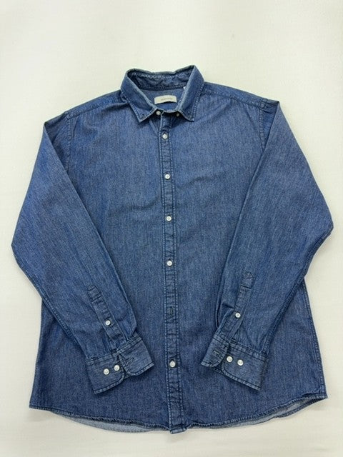 JACK&JONES Men Blue Shirt size XL product image 1