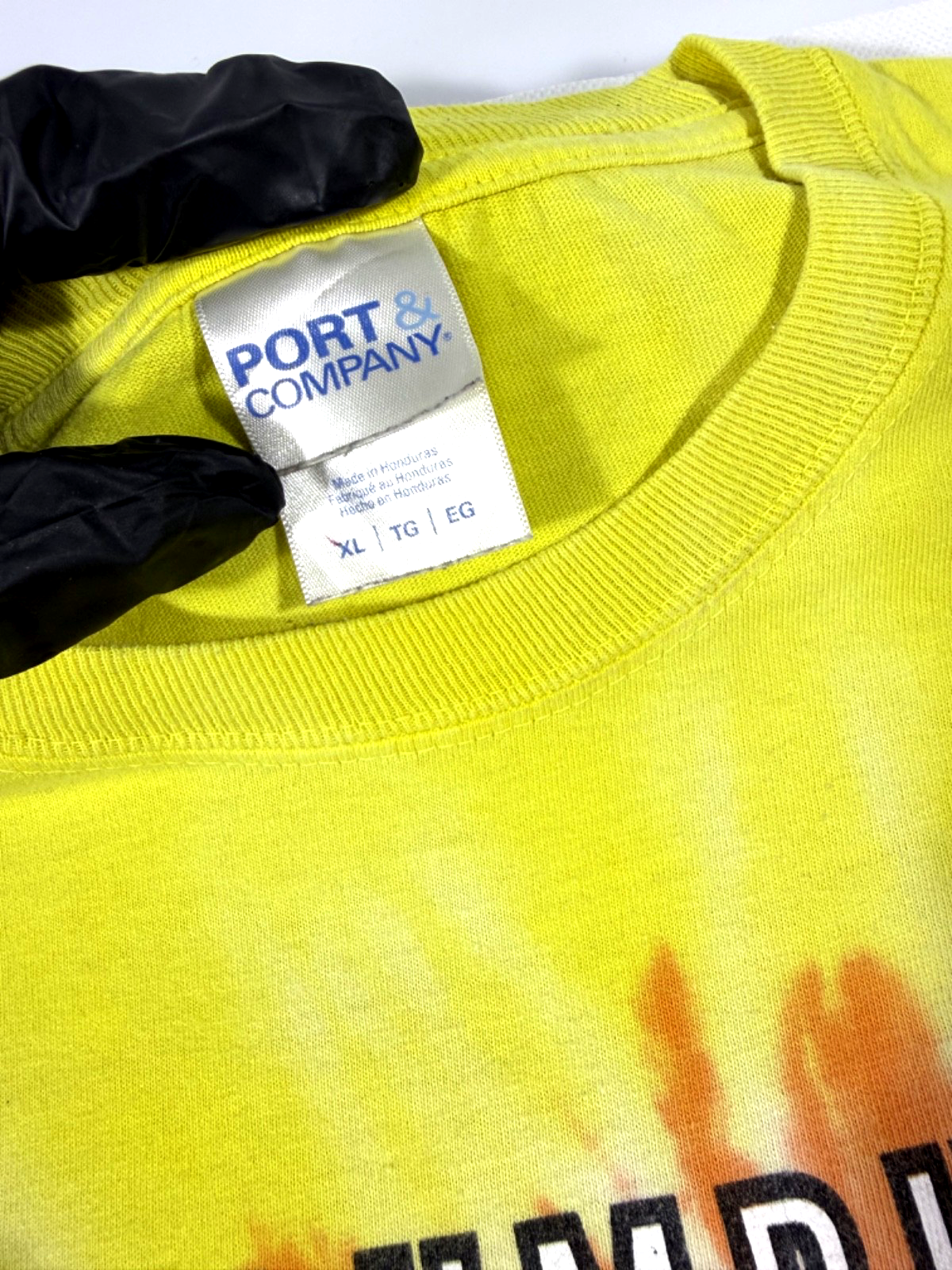 Port & Company Columbus Manor Mustang Rainbow Tie-Dye T-Shirt, Unisex XL