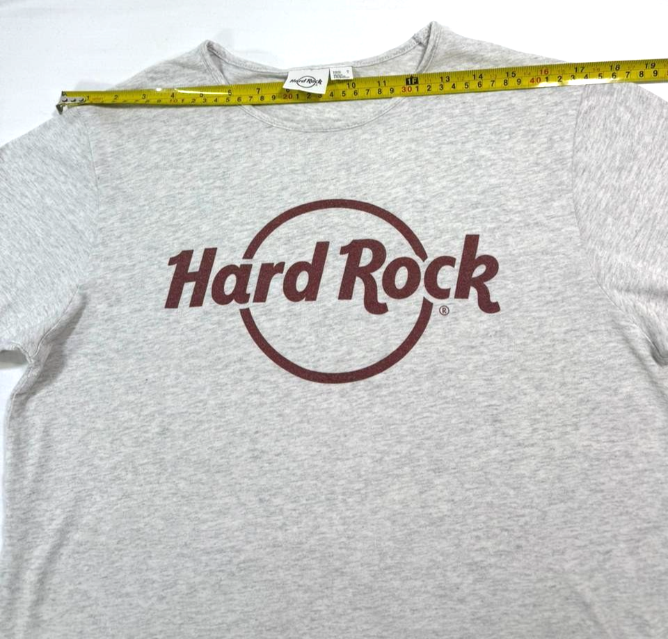 Hard Rock Cafe Unisex Gray Cotton T-Shirt - Size S