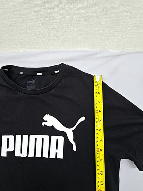 Puma Men's Black Logo T-Shirt Size M 588868-01