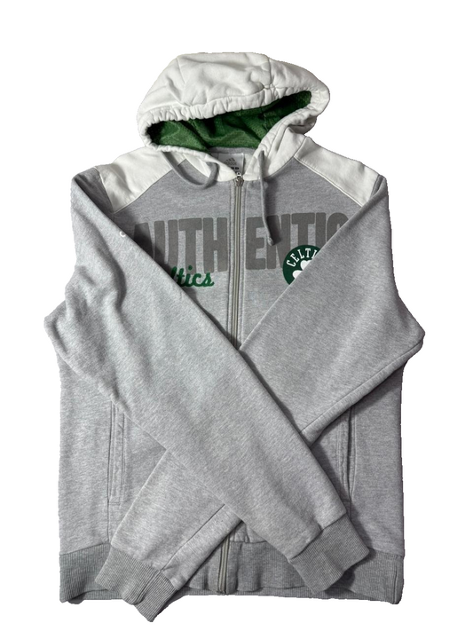 Adidas Men's Gray Hoodie – Size S, Full Zip – Ref E7167