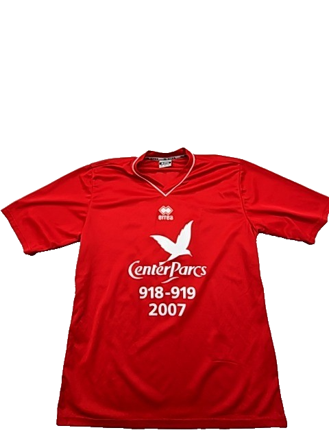 ErreàMen's Red V-Neck Sports Jersey XXL 2007 Polyester