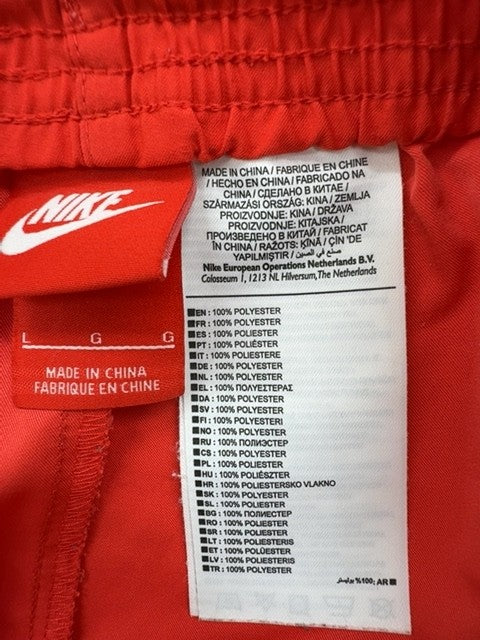 Nike Women's Red Dri-FIT Running Shorts Size L