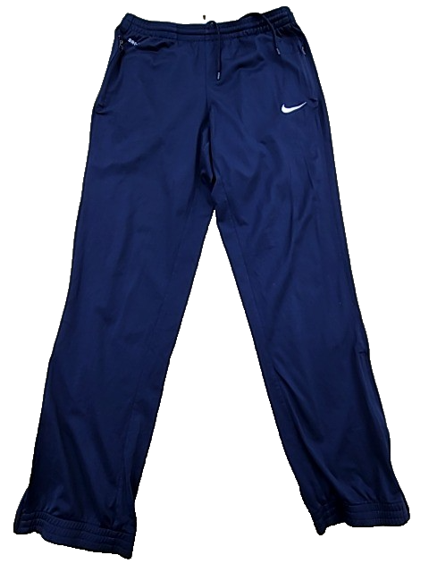 Nike Men's Navy Dri-FIT Activewear Pants Size M Tapered