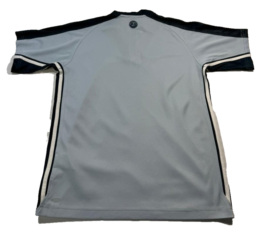 Adidas Roland Garros Men�S Light Blue 1/4 Zip Tennis Shirt Size M