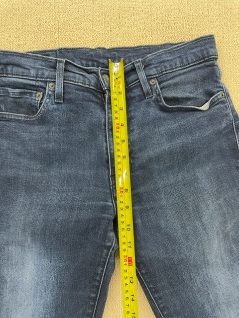 Levi's Men's Slim Premium Blue Denim Jeans Button Closure