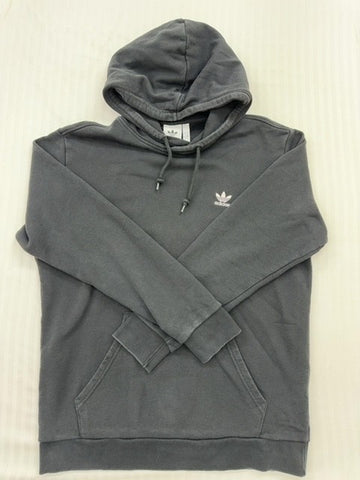 Adidas Unisex Grey Essentials Pullover Hoodie Size L
