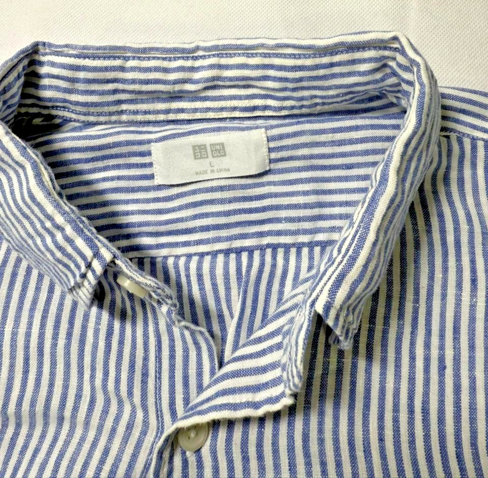 New Uniqlo 100% Linen Blouse - Size L