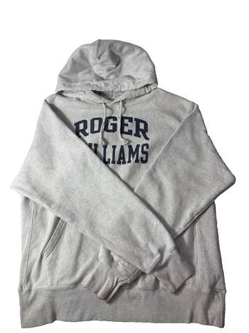 Champion Reverse Weave Roger Williams Hoodie Sweatshirt Grey Men’s L