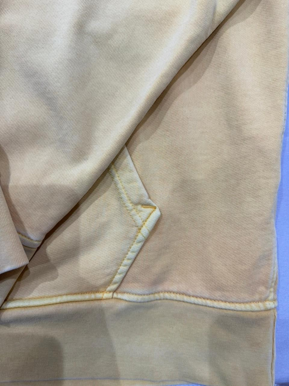 Levi's Men Beige Pullover Hoodie Relaxed Fit Size L Hooded Sweatshirt