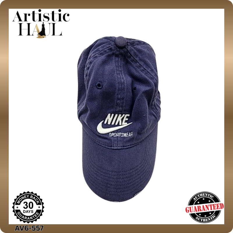 Nike Unstructured Corduroy Cap Navy Adjustable One Size
