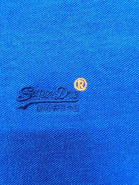 Superdry Men Blue Polo Shirt size M product image 8