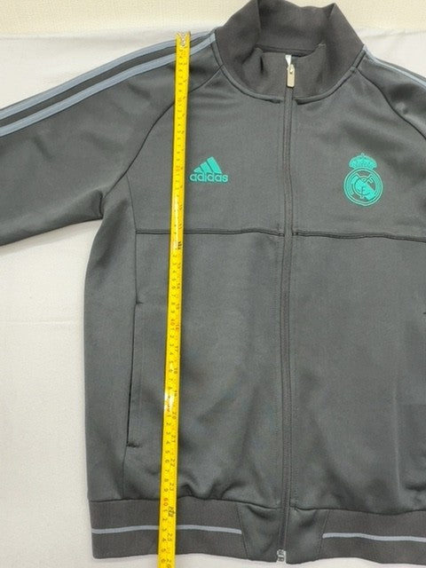 Adidas Men's Grey Real Madrid Track Jacket Size S Recycled