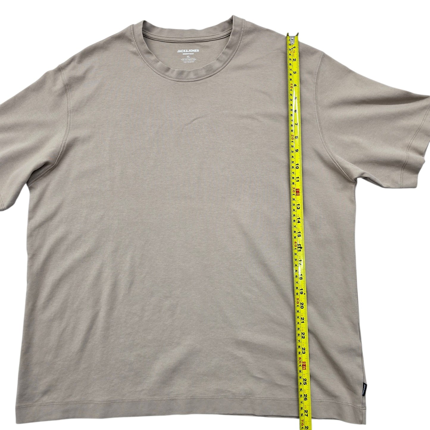 Jack & Jones Men Beige T-Shirt size XL product image 8