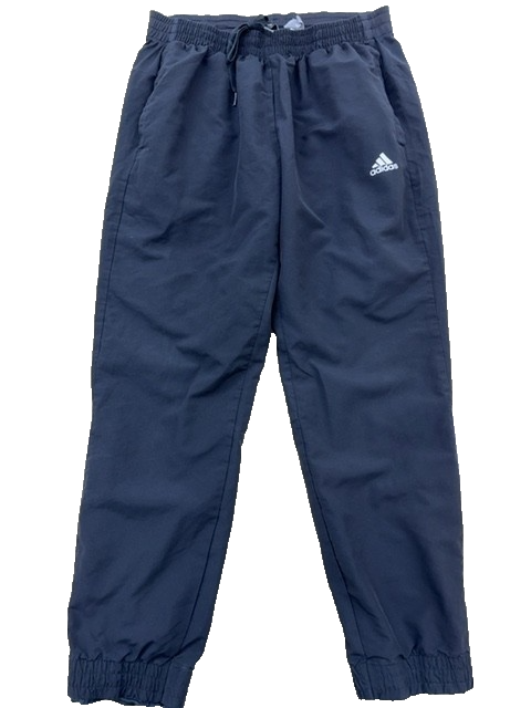 Adidas Originals Men's Navy Track Pants L 3-Stripes Tapered