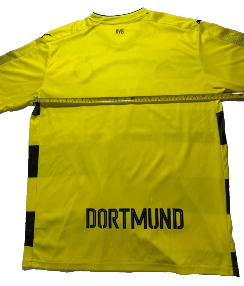 Borussia Dortmund 2017 2018 Home Shirt Football Soccer Jersey Men's | XXL