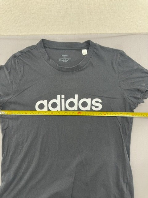 Adidas Men's XL Grey Short Sleeve Crewneck T-Shirt Machine Wash