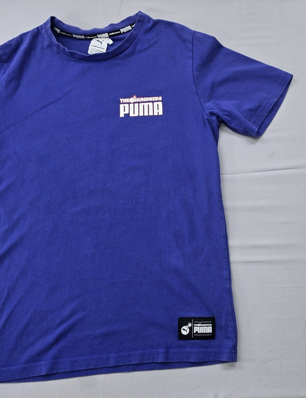 Puma Men's Navy Puma x The Hundreds T-Shirt Size S