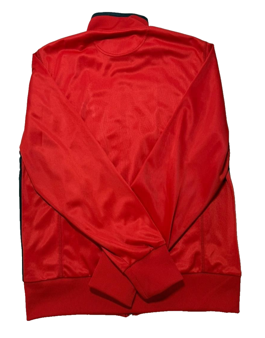 Lotto Red Track Jacket Mens Full Zip Retro Sportswear Size M