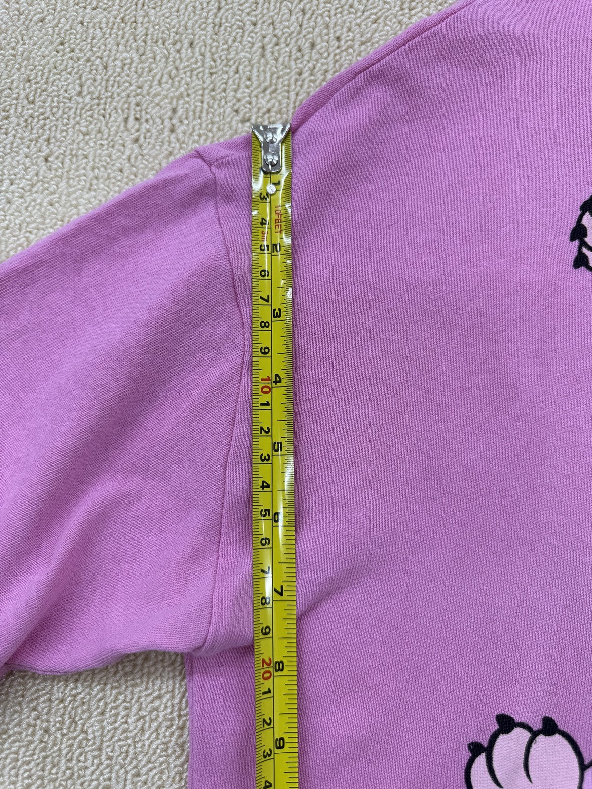 Zara Disney Cheshire Cat Alice Pink Striped T-Shirt M Short Sleeve