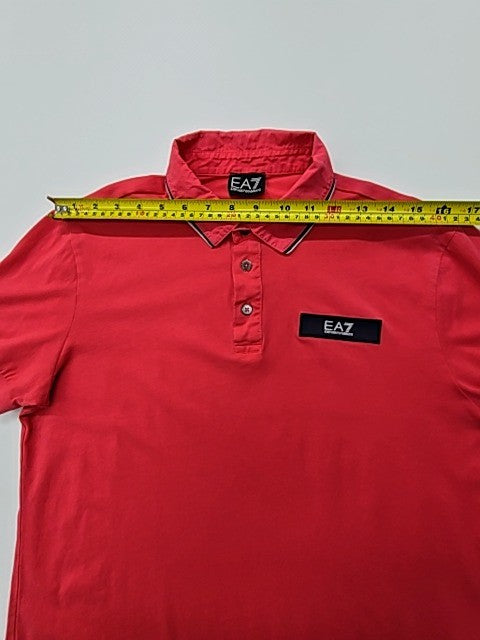 Emporio Armani Men Red Polo Shirt product image 4