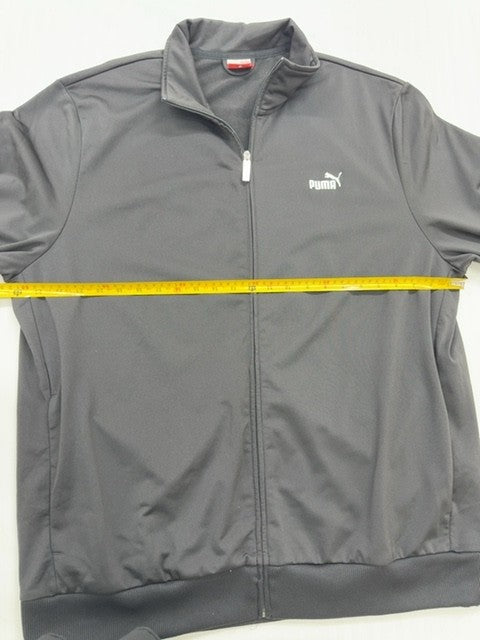Puma Men's Gray Track Jacket XXL Vintage