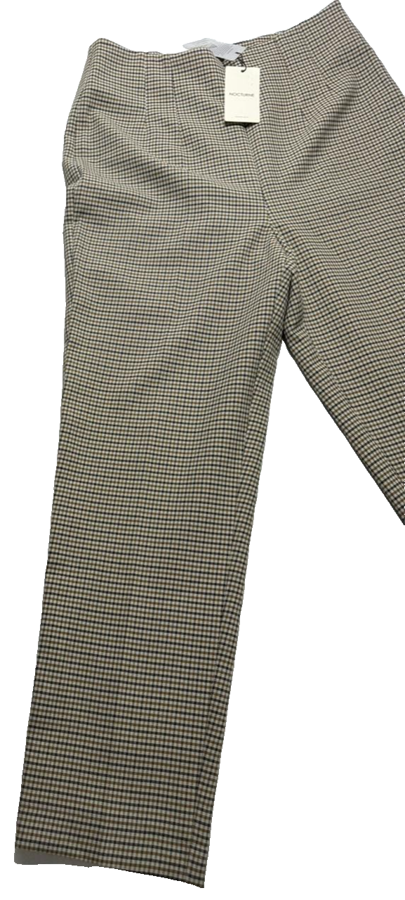 Nocturne Checkered Pants For Women - Size 42