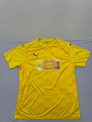 Puma Men's Soccer Jersey Yellow XXL Short Sleeve