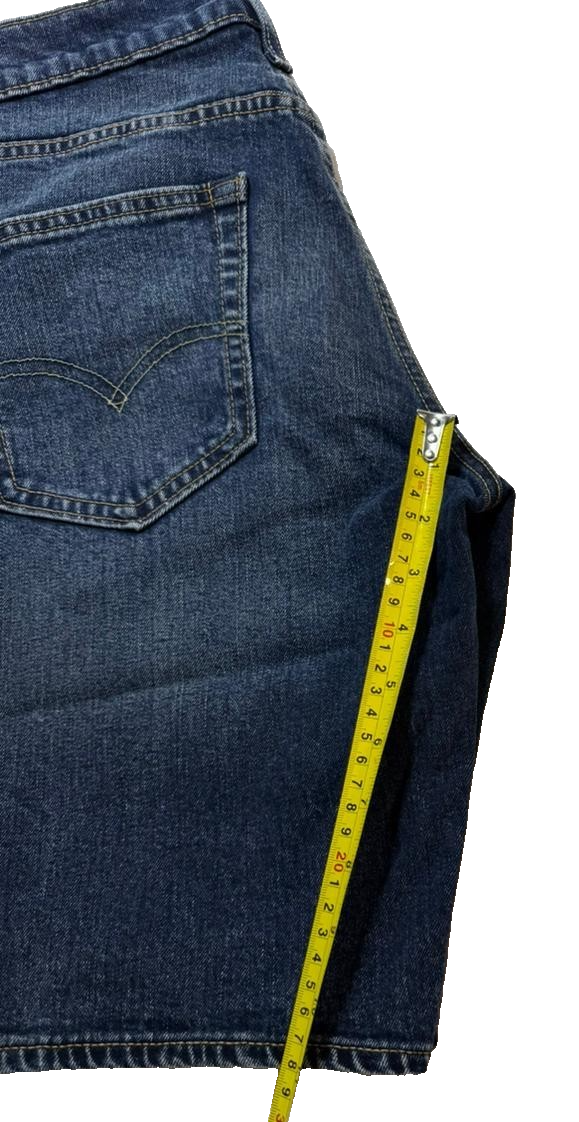 Men's Levi's Strauss & Co Rivated 511 Homme Short Jeans Slim Size 32