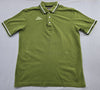 Kappa Men's Green Polo Shirt – Size M, Short Sleeve, Cotton