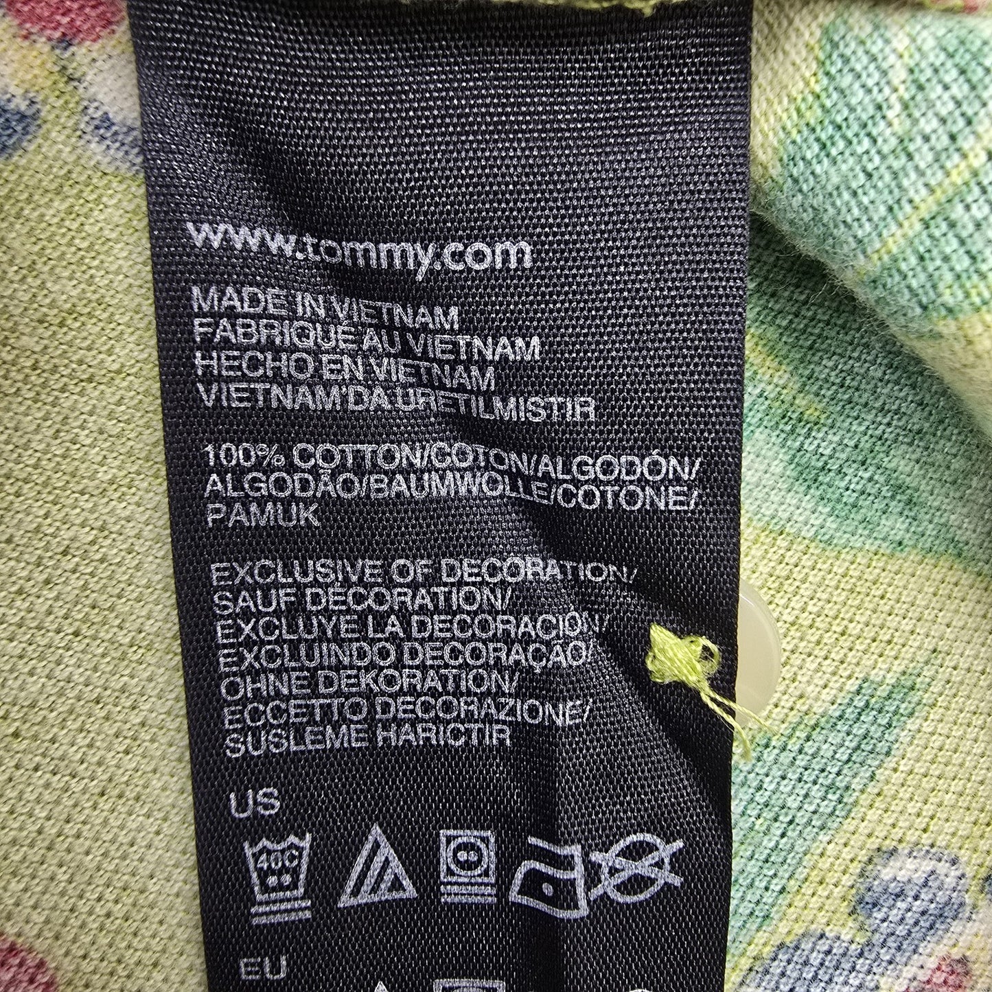 Tommy Hilfiger Men Green Polo Shirt size L product image 4