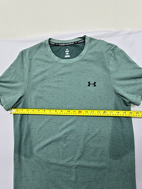 Under Armour Unisex Green Fitted Short Sleeve T-Shirt Size L