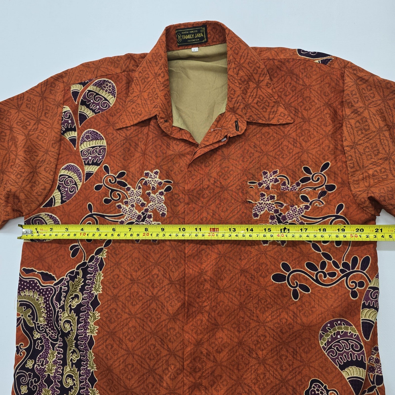 Family Jaya Men Orange Shirt product image 6