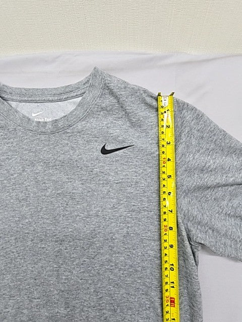 Nike Men's Heather Grey Dri-FIT Tee T-Shirt Size M