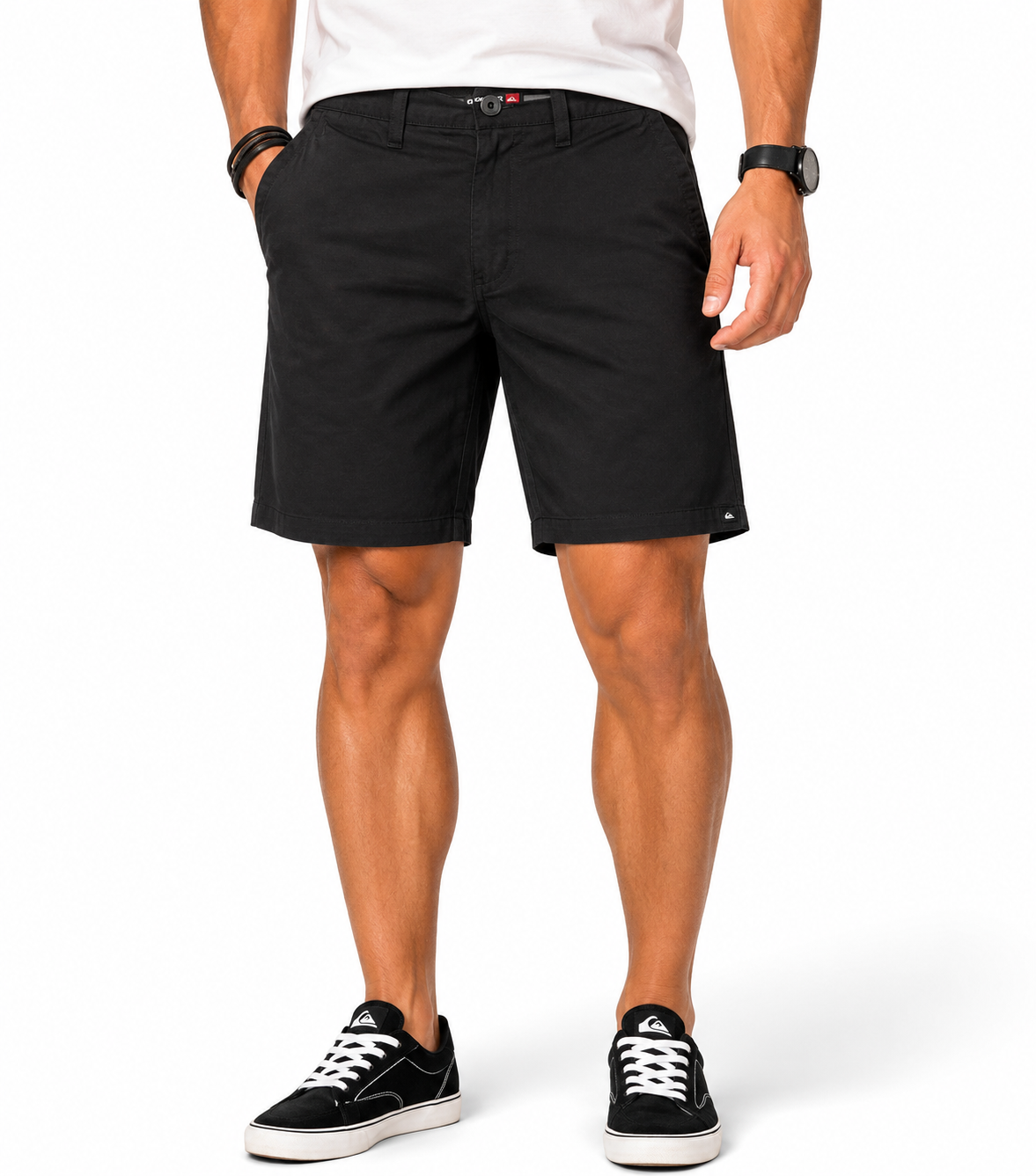 Quiksilver Men Black Chinos size 28 product image 1