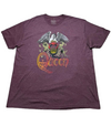 Unverified Brand Men's Purple T-Shirt – Size 2XL, Short Sleeve