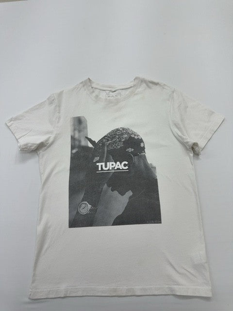 2Pac Men White T-Shirt size L product image 1