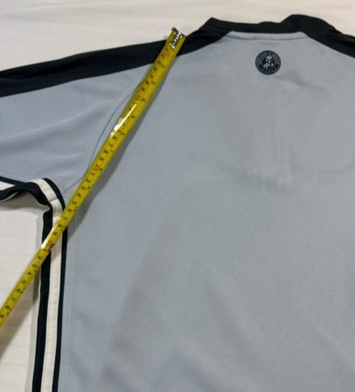 Adidas Roland Garros Men's Light Blue 1/4 Zip Tennis Shirt Size M