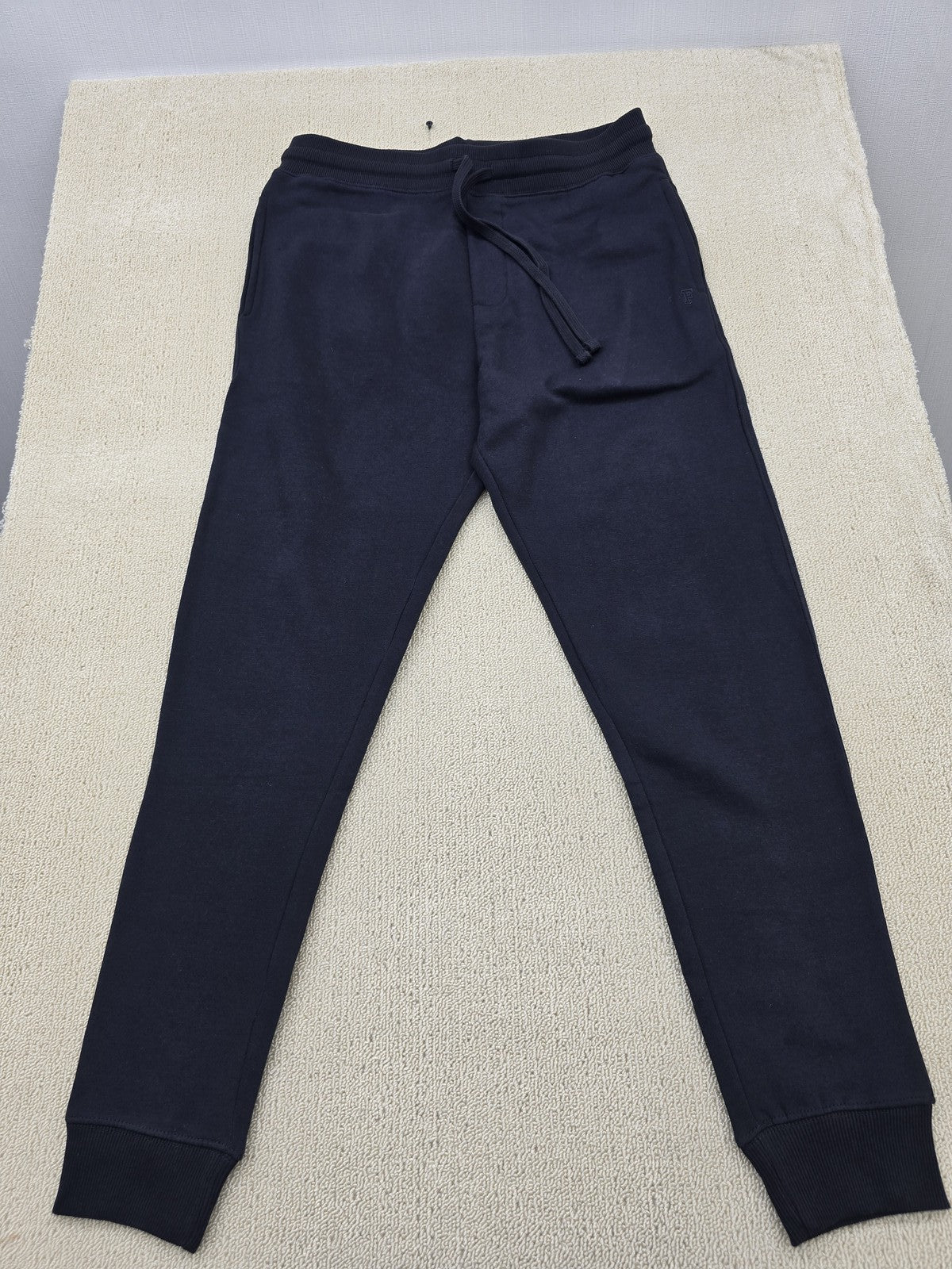 French Connection Black Slim Tapered Sweatpants Drawstring L