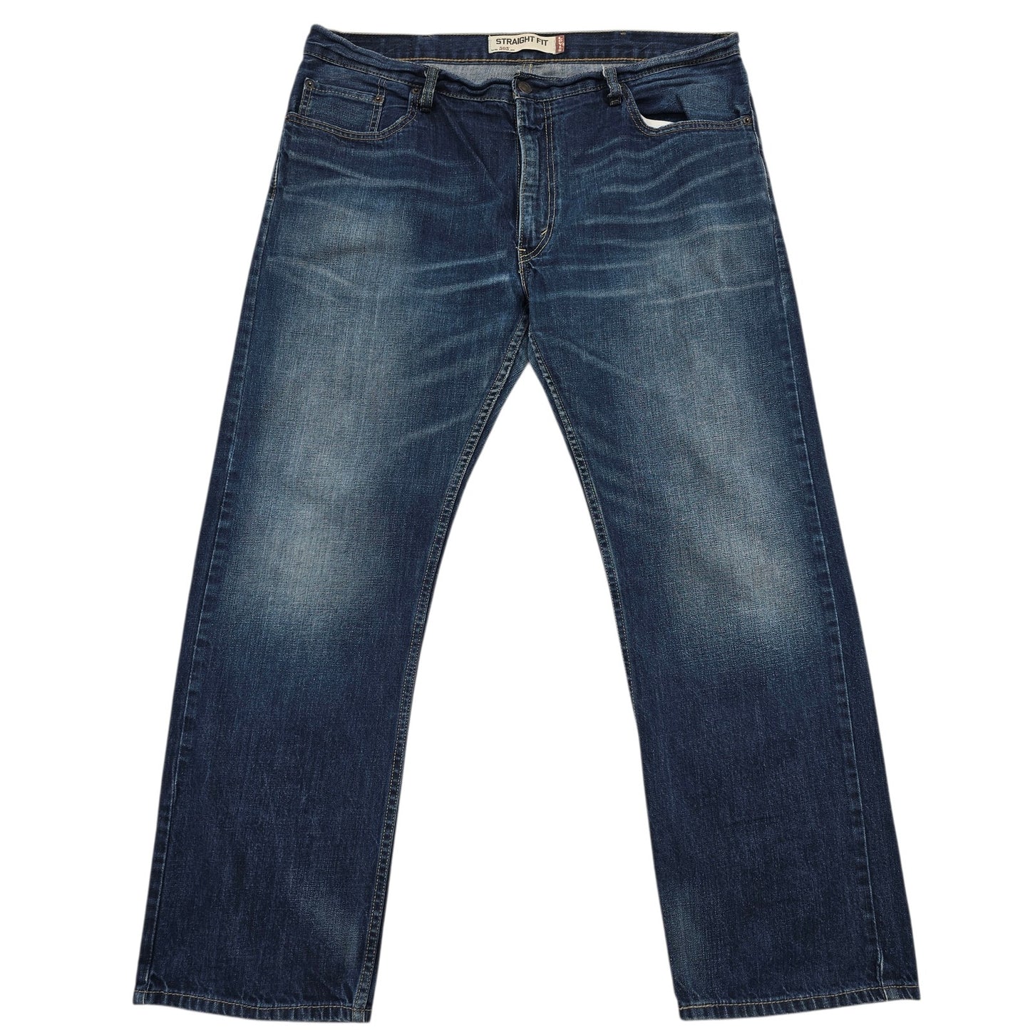 Levi's Men's Dark Blue 505 Straight Jeans 36x30