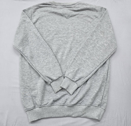 Tommy Jeans Women's Gray Sweatshirt – Size XL, Crew Neck, Cotton