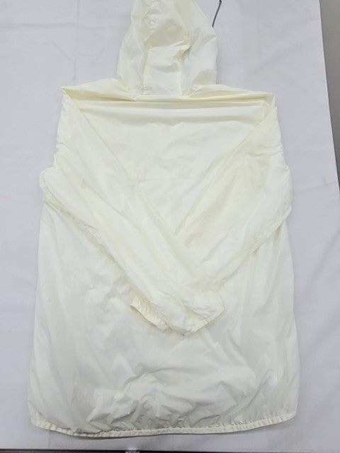 Puma Men's White Hooded Windbreaker Jacket Size M Regular Fit