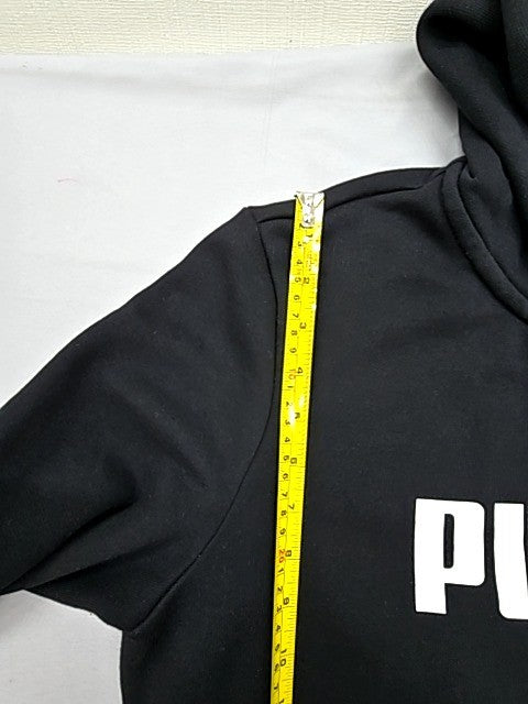 PUMA Men's Black Zip-Up Hoodie XL Regular Fleece 682586