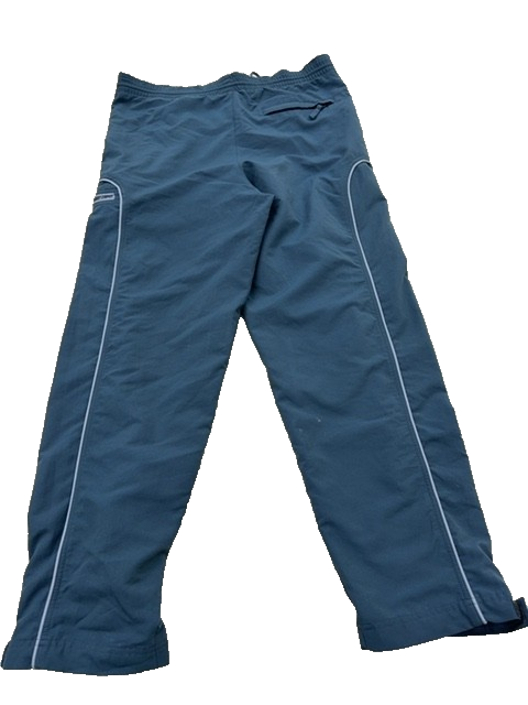 Champion Men's Navy Track Pants Size S Zipper Pockets Tapered USA