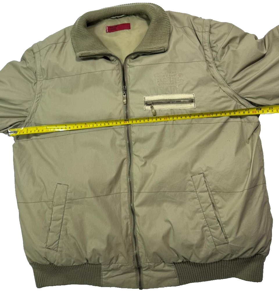 Levi'S Red Tab Removable Sleeve Bomber Jacket - Khaki - Men's L