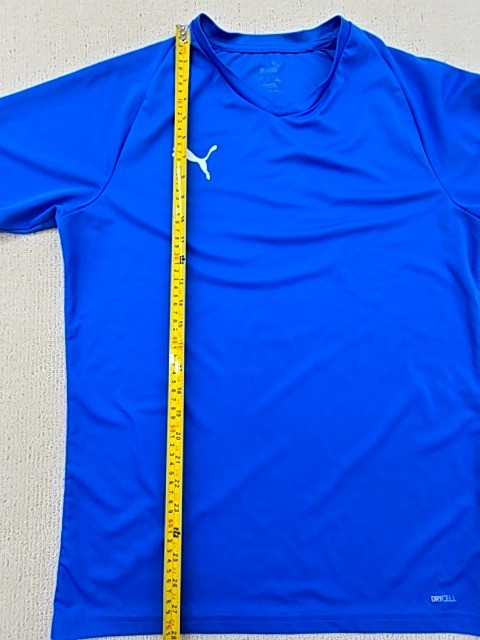 Puma Liga Core Blue V-Neck Jersey M Men dryCELL 703509-02