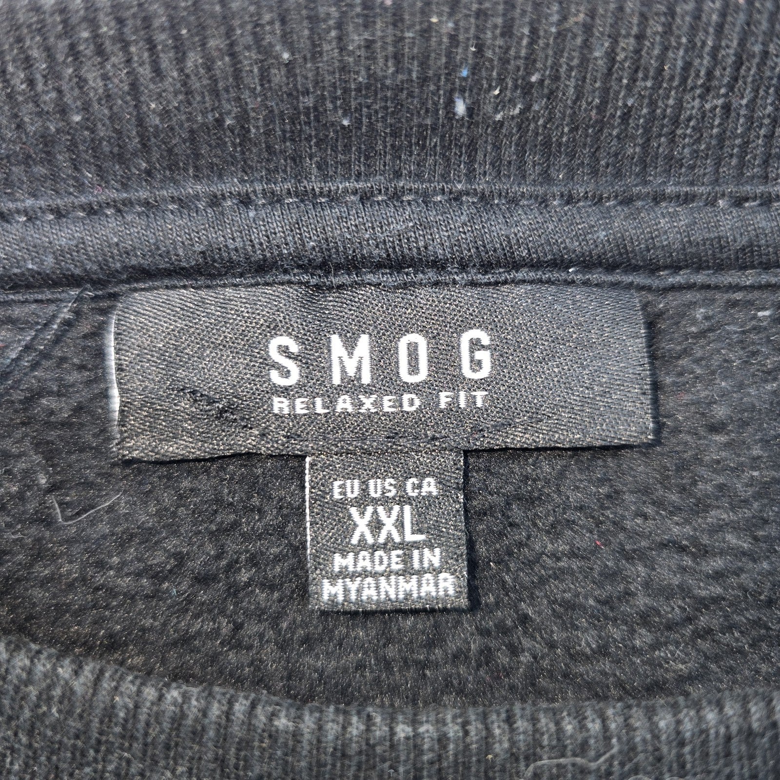 SMOG Men Black Hoodie size M product image 3