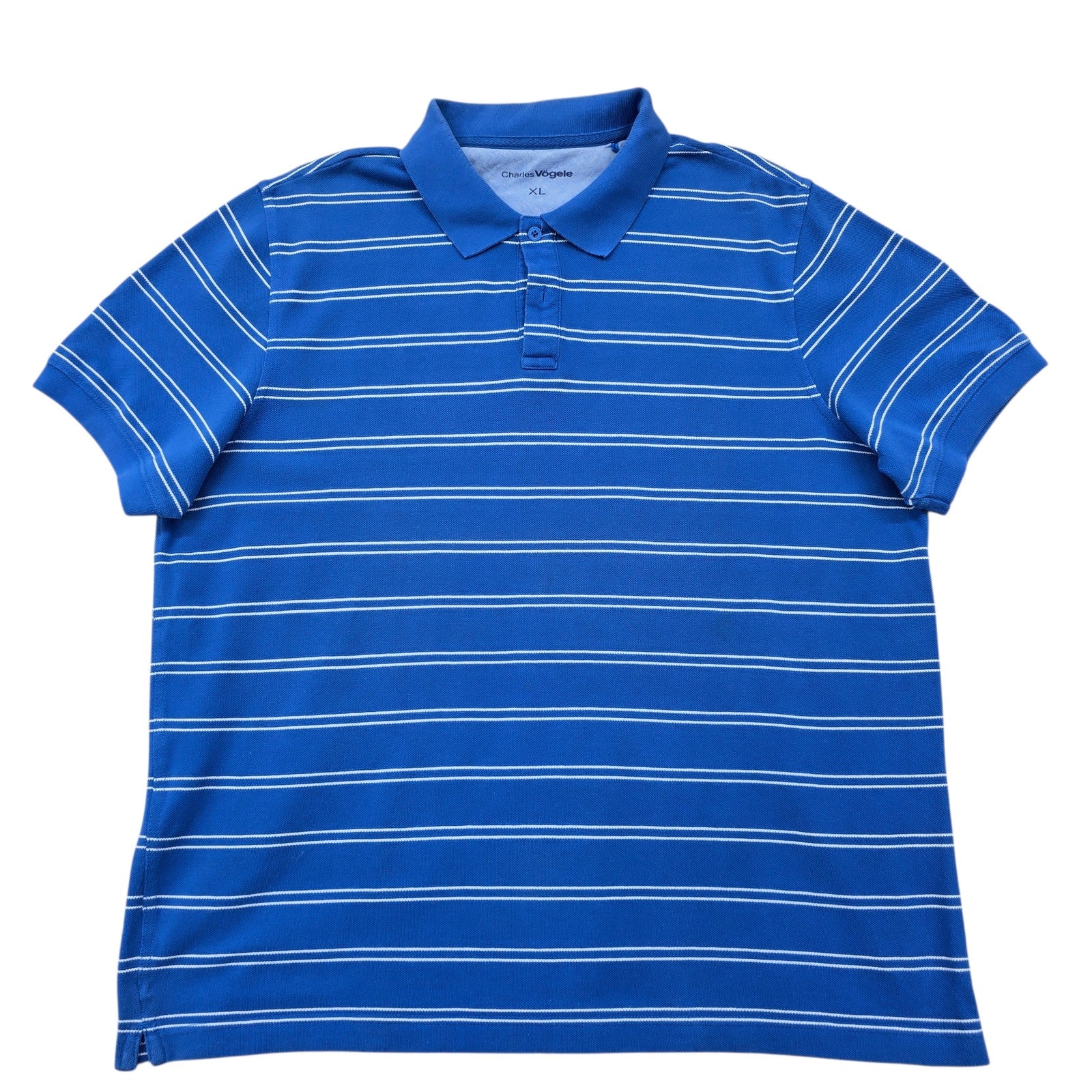 Charles Vogele Men Blue Polo Shirt size XL product image 1