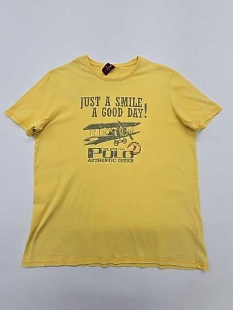Polo Men Yellow T-Shirt size XXL product image 1