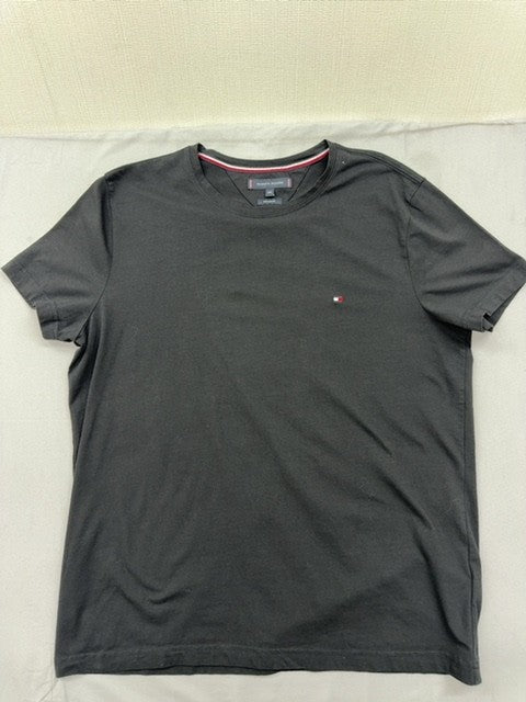 Tommy Hilfiger Men's Grey XXL V-Neck Short Sleeve Slim Fit T-Shirt